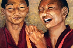Laughing Monks